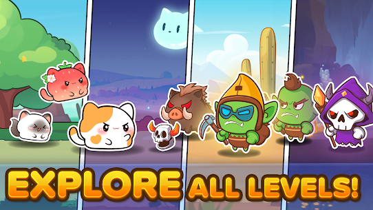 Cat Adventure MOD APK :Idle RPG (Unlimited Gem/Damage/God Mode) 1