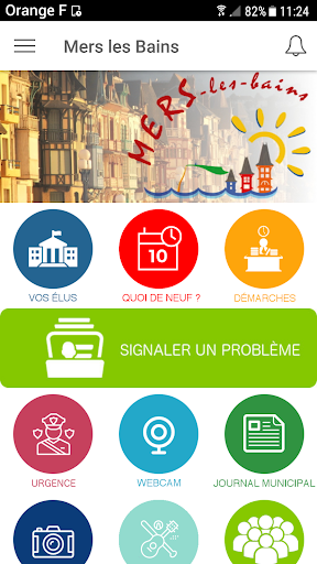 Android application Mers les Bains screenshort