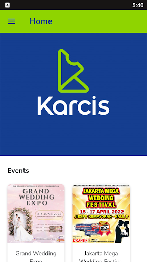Android application Karcis screenshort
