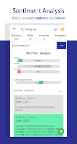 Imágen 5 Text Analyzer AI Writing Tool android