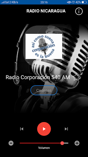 Radio Nicaragua Screen 3
