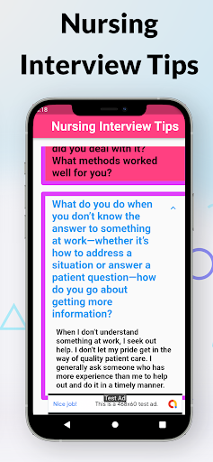nursing intervew tips Q&A Screen 3