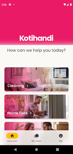 Android application Kotihandi screenshort