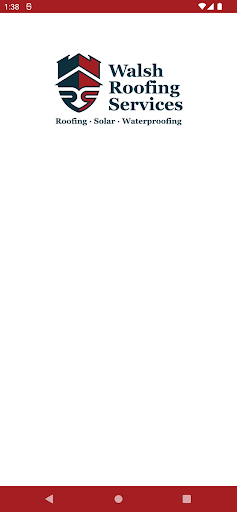 Android application Walsh Roofing Services screenshort