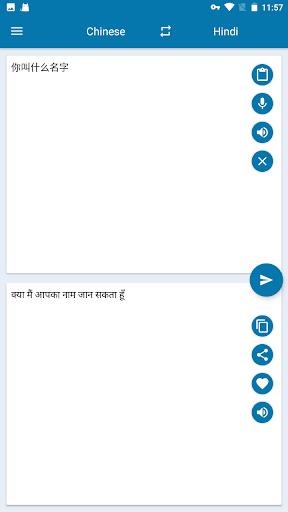 Chinese Hindi Translation Screen 3