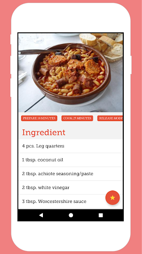 Pressure Cooker Mini Cookbook Screen 3