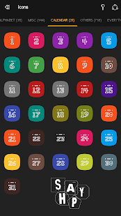 Schermafbeelding Shapy Adaptive Icon Pack