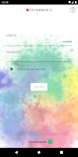 Android application ExtraMobileBankApp screenshort