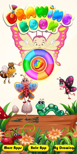 butterfly coloring Screen 2