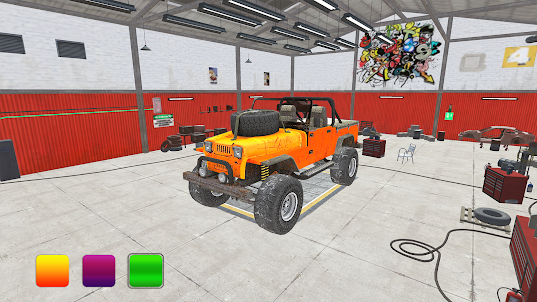 4x4 Jeep Stunt: ألعاب السيارات