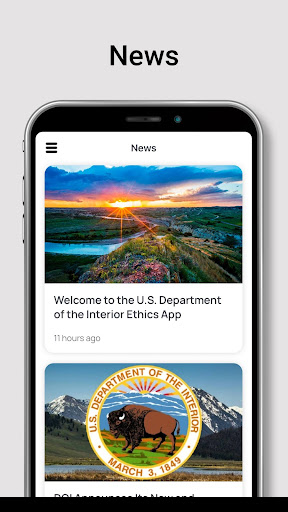Android application DOI Ethics screenshort