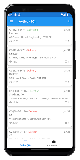 Android application MiTransit screenshort