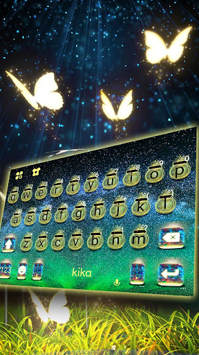Android application Dreamy Flicker Keyboard Theme screenshort