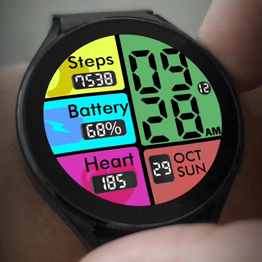 Key051 Colourful Watch Face screenshot 6