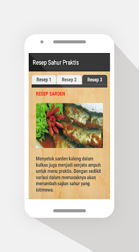 Resep Sahur Praktis