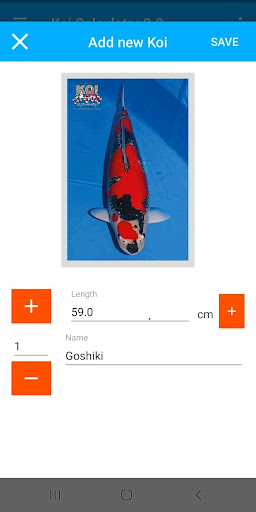 N.V.N. Koi app Screen 2