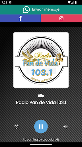 Android application Radio Pan de Vida 103.1 screenshort