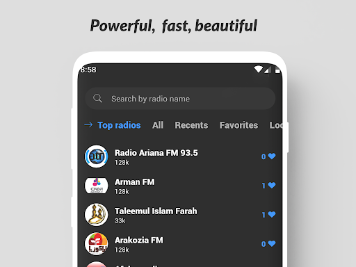 Android application Radio Afghanistan Online screenshort