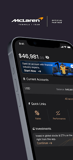 Android application BankPro - Private Banking screenshort