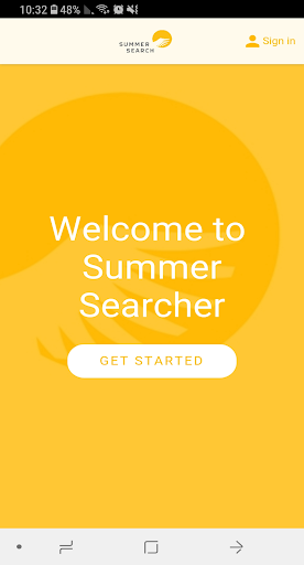 Android application Summer Search CONNECT screenshort