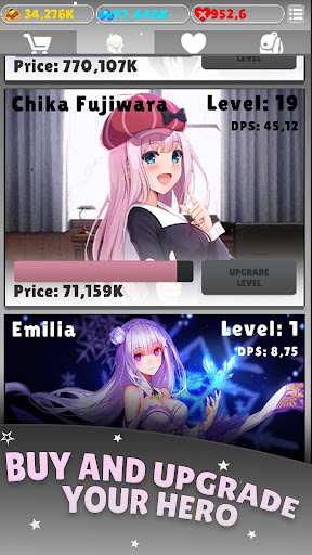 Anigirls - Idle Clicker Screen 3