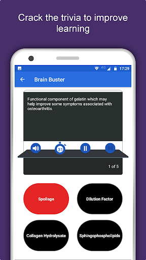 Screenshot of Food Science & Nutrition App