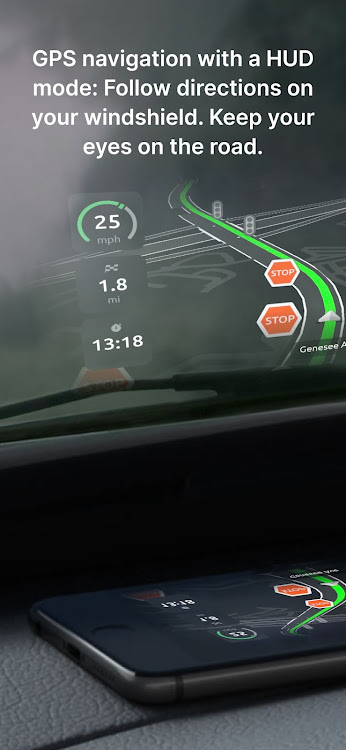 HUDWAY Go: Navigation with HUD - 5.3.2 - (Android)