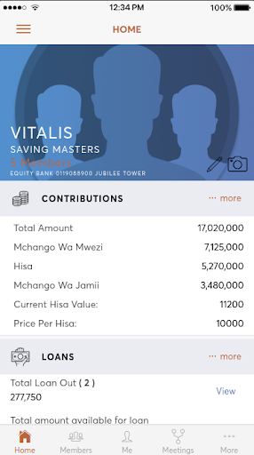 Group Savings Screen 2