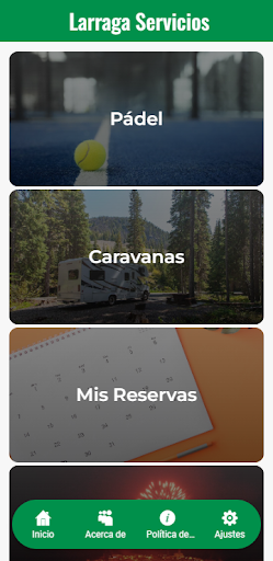 Android application Larraga Servicios screenshort