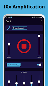 Ear X: Hearing Sound Amplifier