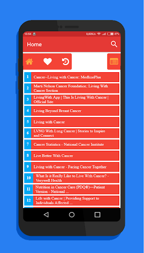 living with cancer - FAQ Screen 2