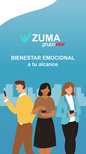Android application Zuma: Bienestar Emocional screenshort