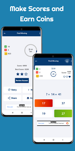 Math Games Quest - Questions Screen 3