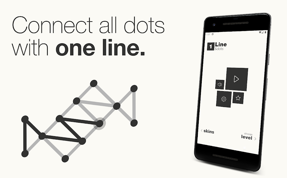 1Line & dots. Puzzle game. 5.6.1 APK + Mod (Unlocked) for Android