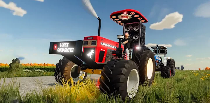 Indian Tractor Game Farming 3D