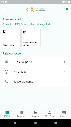 Rex Internet Screen 2