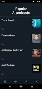 AI podcasts