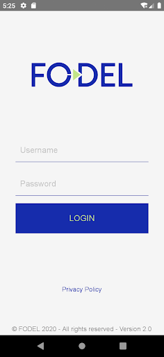 FODEL Pick-up Point App Screen 2