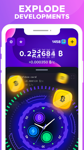 Screenshot of Bitcore: the Crypto idle game