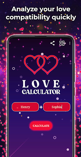 Love Calculator with Name Screen 3