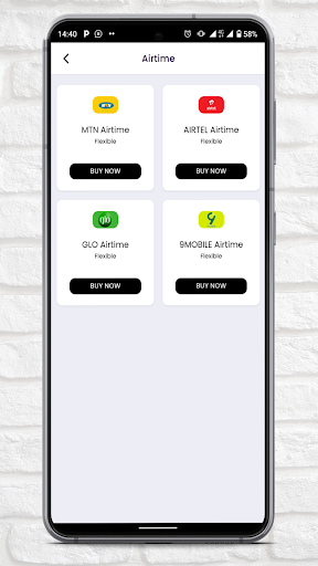 Fidus Pay:Data, Airtime, Bills Screen 2
