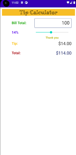 FTipCalculator Screen 2