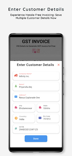 GST Invoice Generator - Typof Screen 3