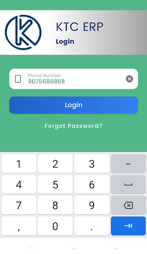 Android application KTC ERP screenshort