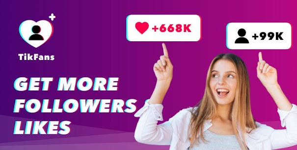 Tikfans : grow likes & followers for Tic Tok Apk Mod for Android [Unlimited Coins/Gems] 1
