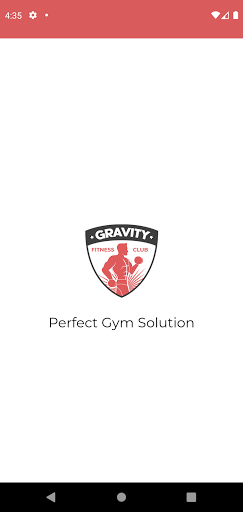Android application Gravity Fitness Club screenshort