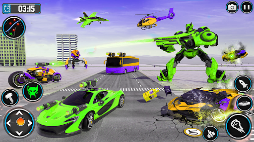 Robot Fighting Car Transform Screen 2