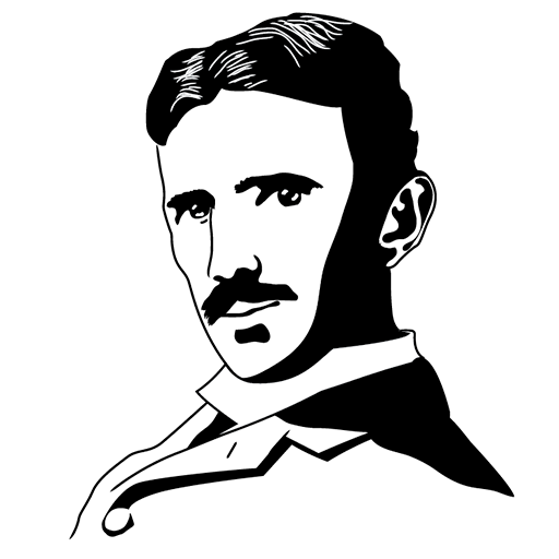 Nikola Tesla. Biography.  Icon