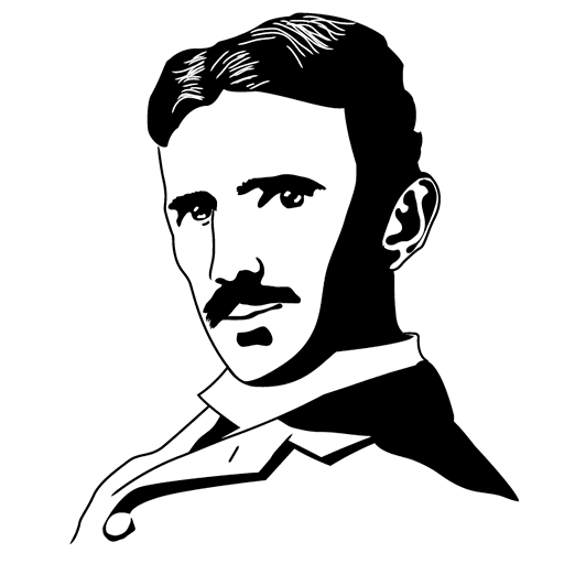 Nikola Tesla. Biography. logo