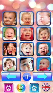 Sound for kids. Baby touch sound. Laugh & cry 6
